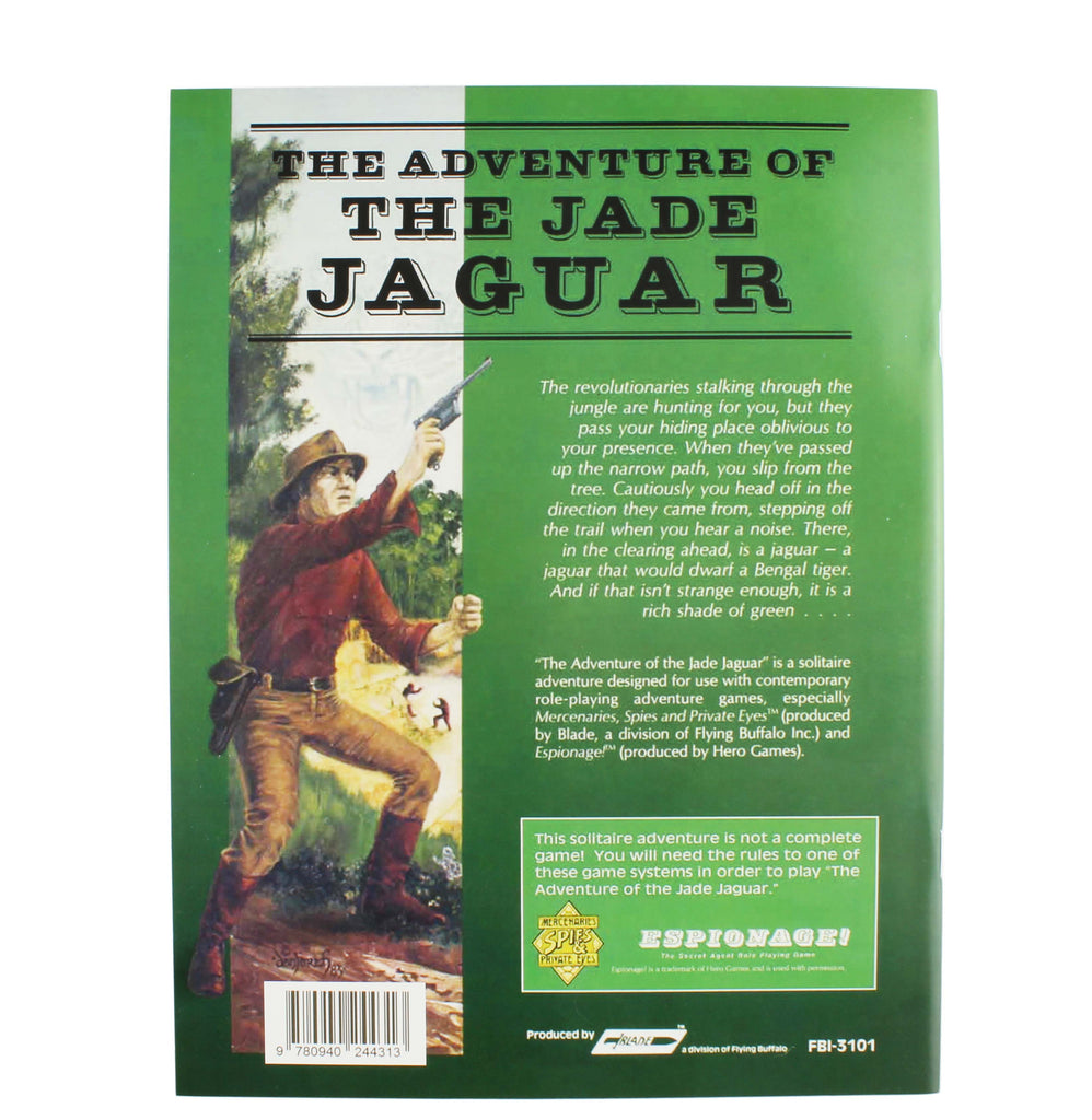 Mercenaries, Spies & Private Eyes: Jade Jaguar Solo Adventure - FBI-3101