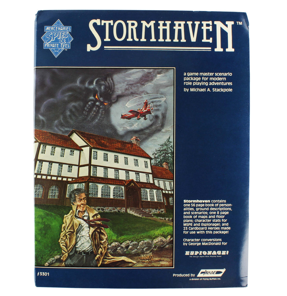 Mercenaries, Spies & Private Eyes: Stormhaven (GM Adventure) - FBI-3301