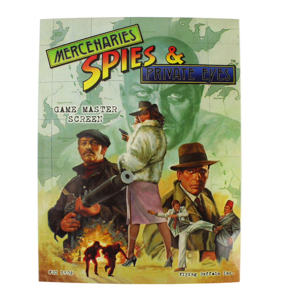Mercenaries, Spies & Private Eyes: Game Master Screen - FBI-3907