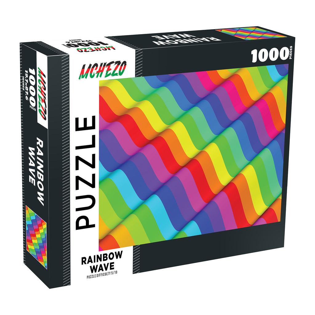 Rainbow Waves 1,000 Piece Puzzle (Case of 6) - MC-0001_CASE