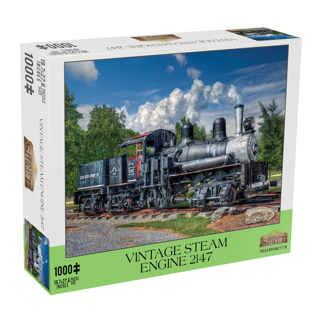 Vintage Steam Engine 1000-Piece Jigsaw Puzzle (Case of 6) - 6X_DS-0003_CASE