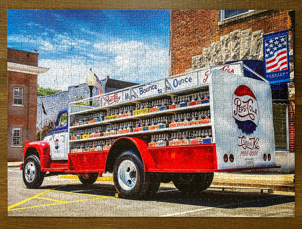 Old Soda Delivery Truck 1000-Piece Jigsaw Puzzle - DS-0004