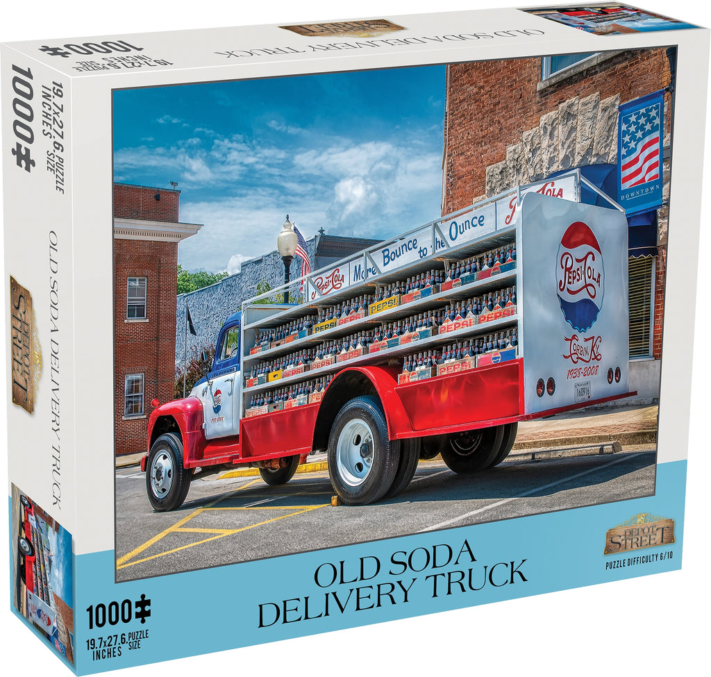 Old Soda Delivery Truck 1000-Piece Jigsaw Puzzle (Case of 6) - DS-0004_CASE