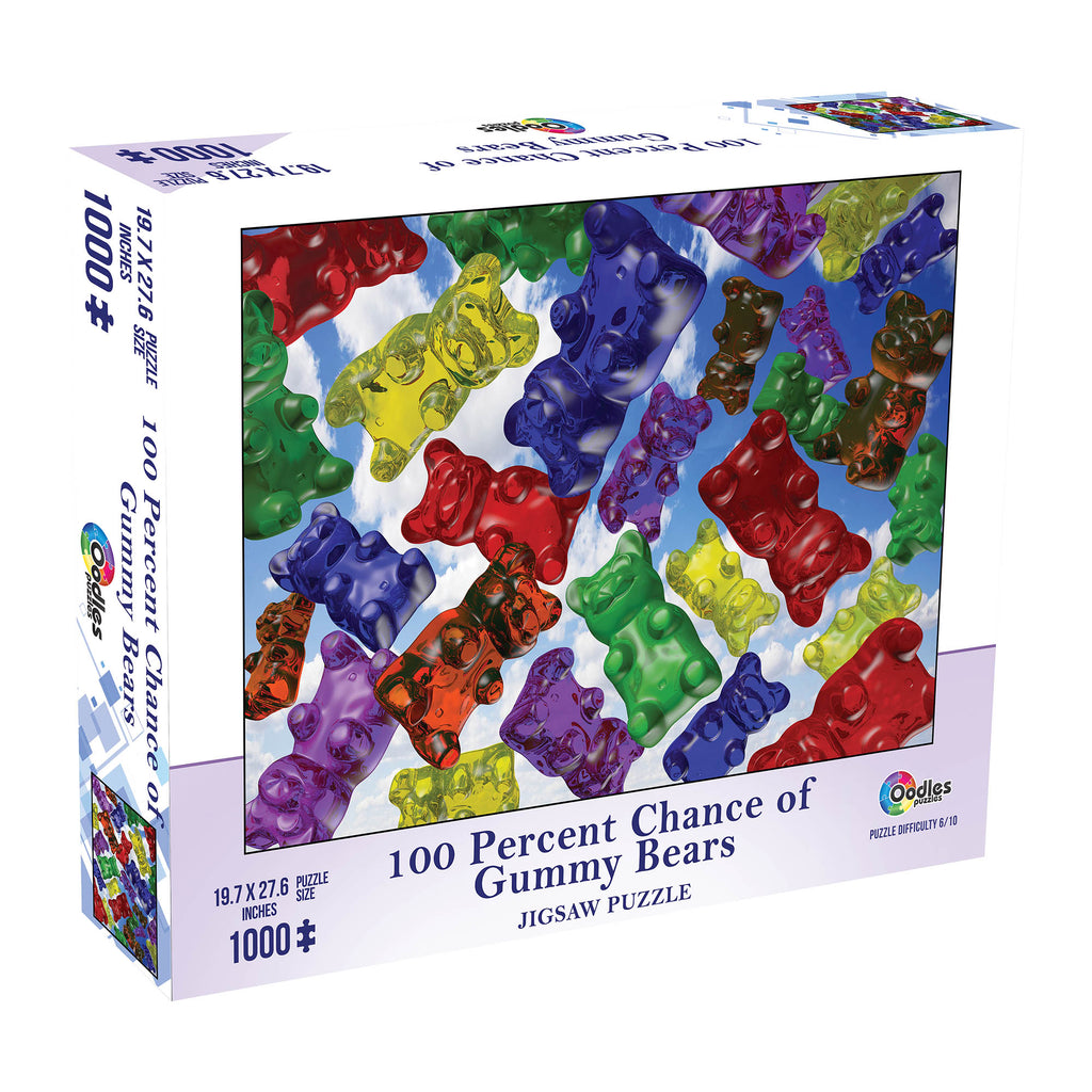 100-Percent Chance of Gummy Bears 1000-Piece Puzzle (Case of 6) - OD-0003_CASE