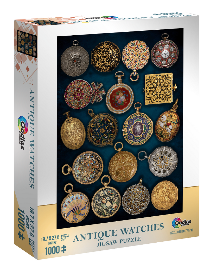 Antique Watches 1000-Piece Puzzle (Case of 6) - OD-0004_CASE