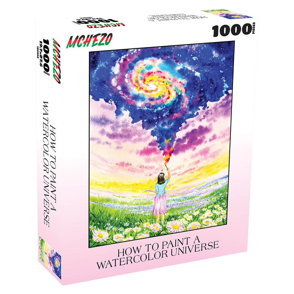 How to Paint a Watercolor Universe 1000-Piece Puzzle (Case of 6) - MC-0002_CASE