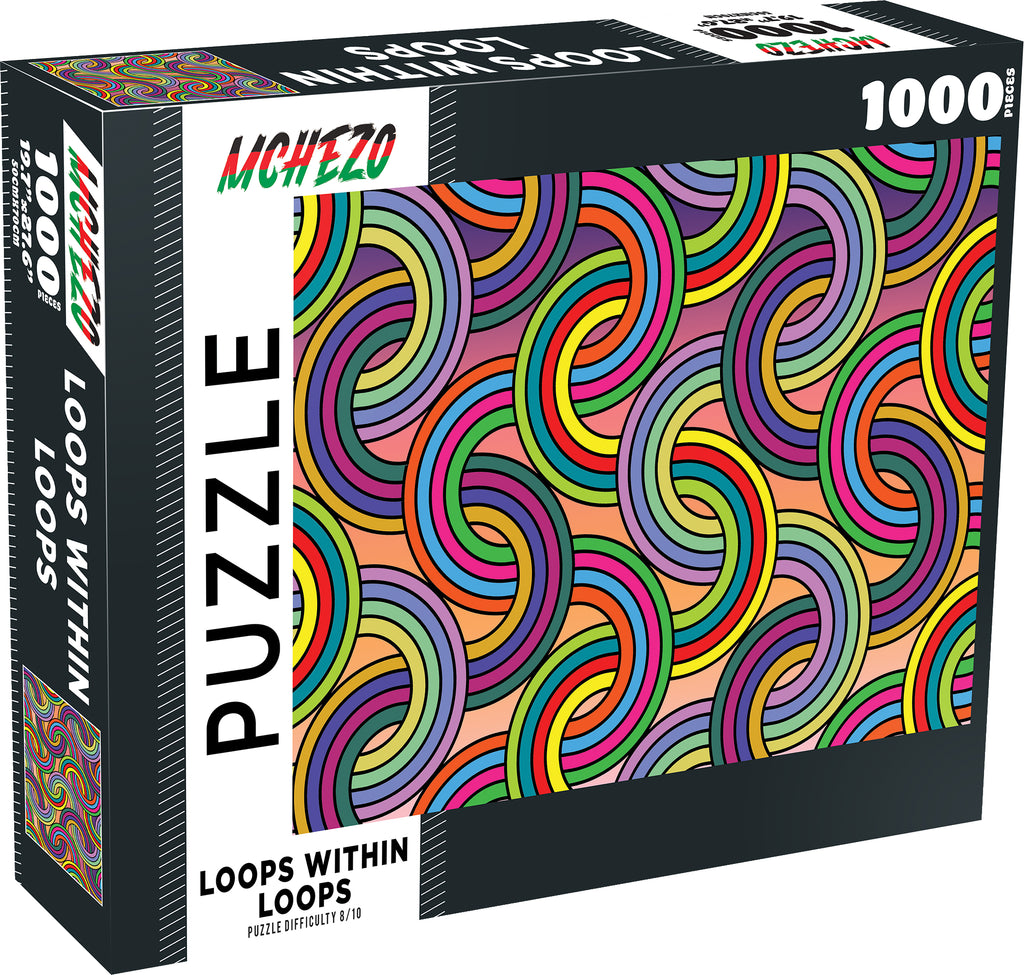 Loops Within Loops 1000-Piece Puzzle (Case of 6) - MC-0003_CASE