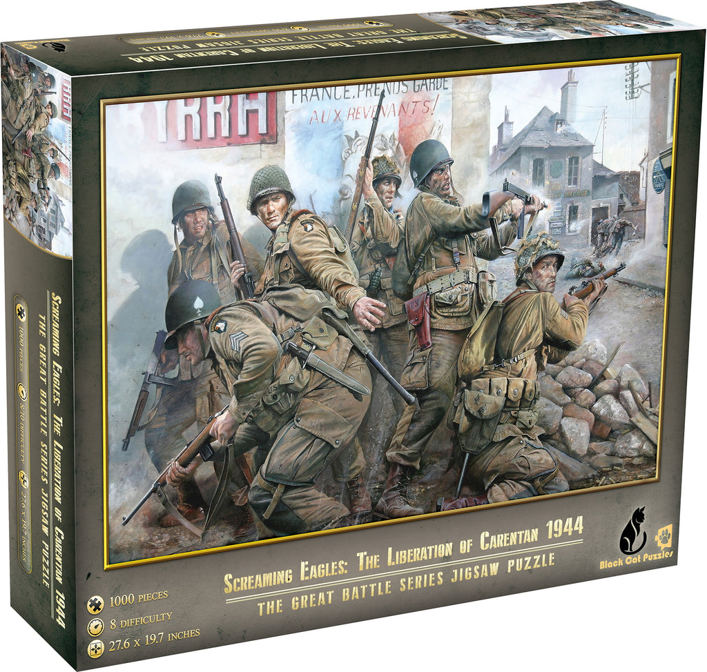 Screaming Eagles: The Liberation of Carentan 1944 Puzzle (Case of 6) - 6X_BC-0002_CASE