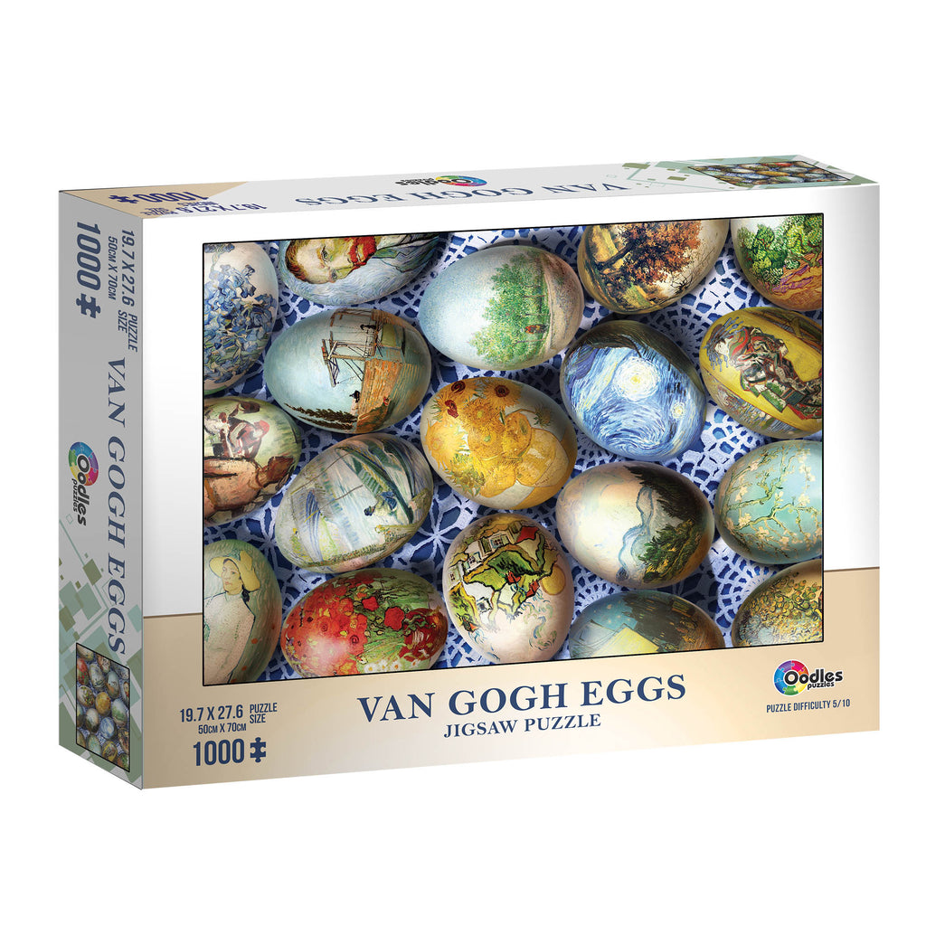 Van Gogh Eggs 1000-Piece Puzzle (Case of 6) - OD-0007_CASE