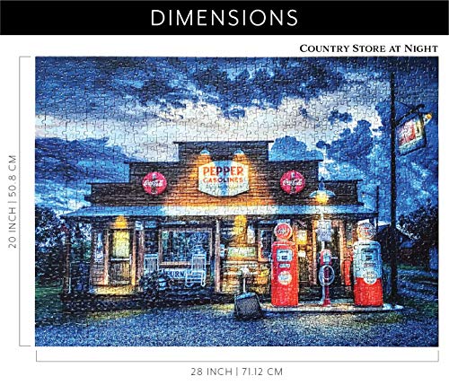 Country Store at Night 1000-Piece Jigsaw Puzzle - DS-0002