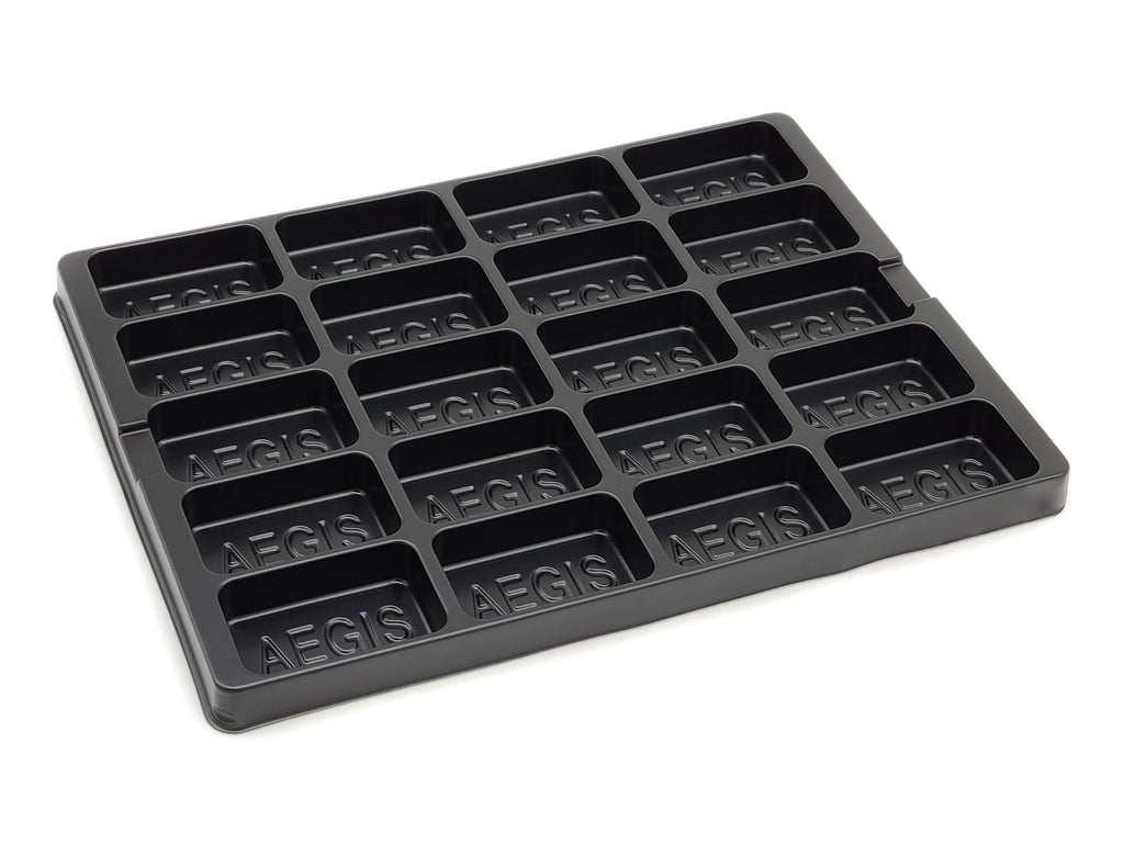 Game Piece Counter Trays, 20-Section (Case of 140) - 28X_AG_0001_CASE