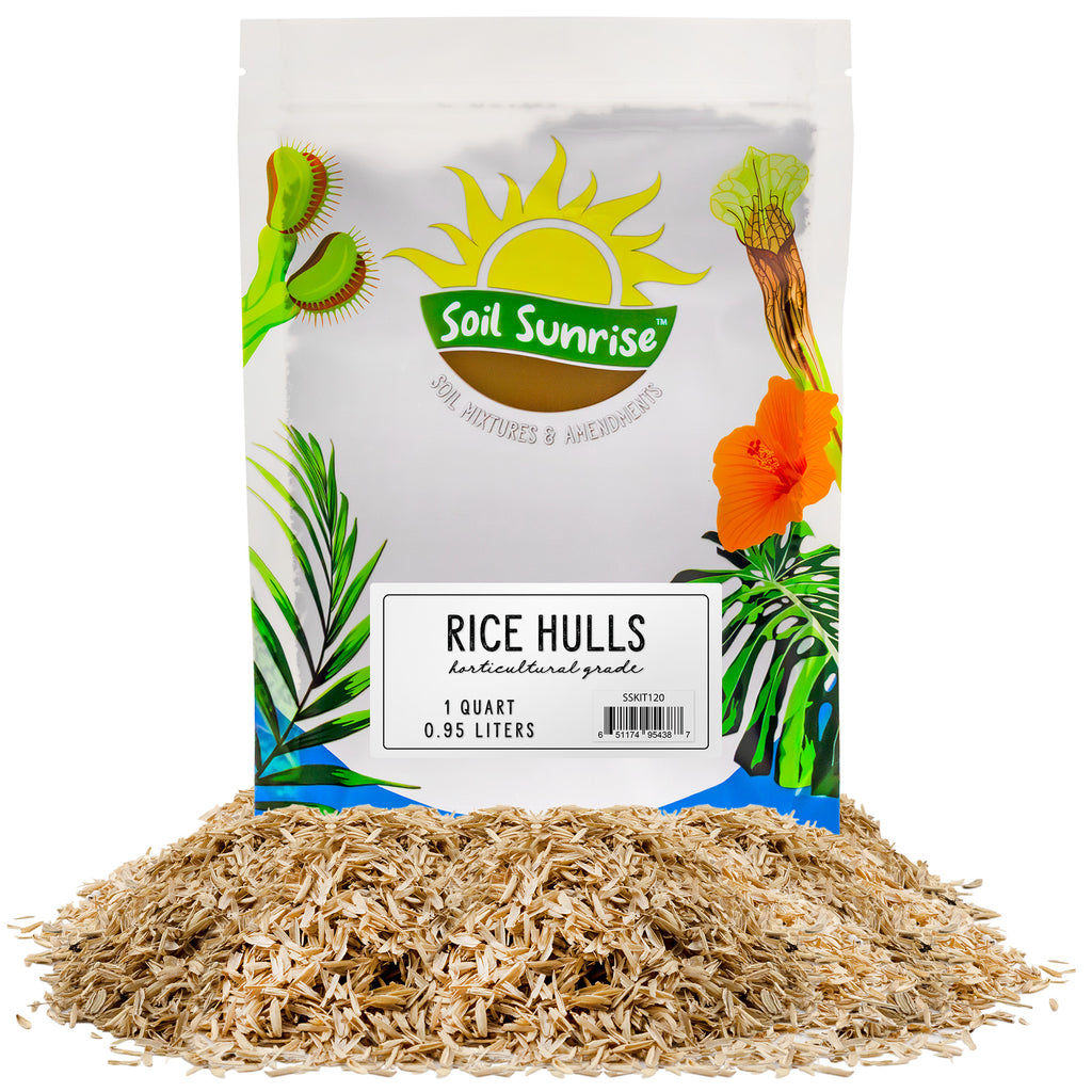 Horticultural Grade Rice Hulls (1 Quart) - SSKIT120