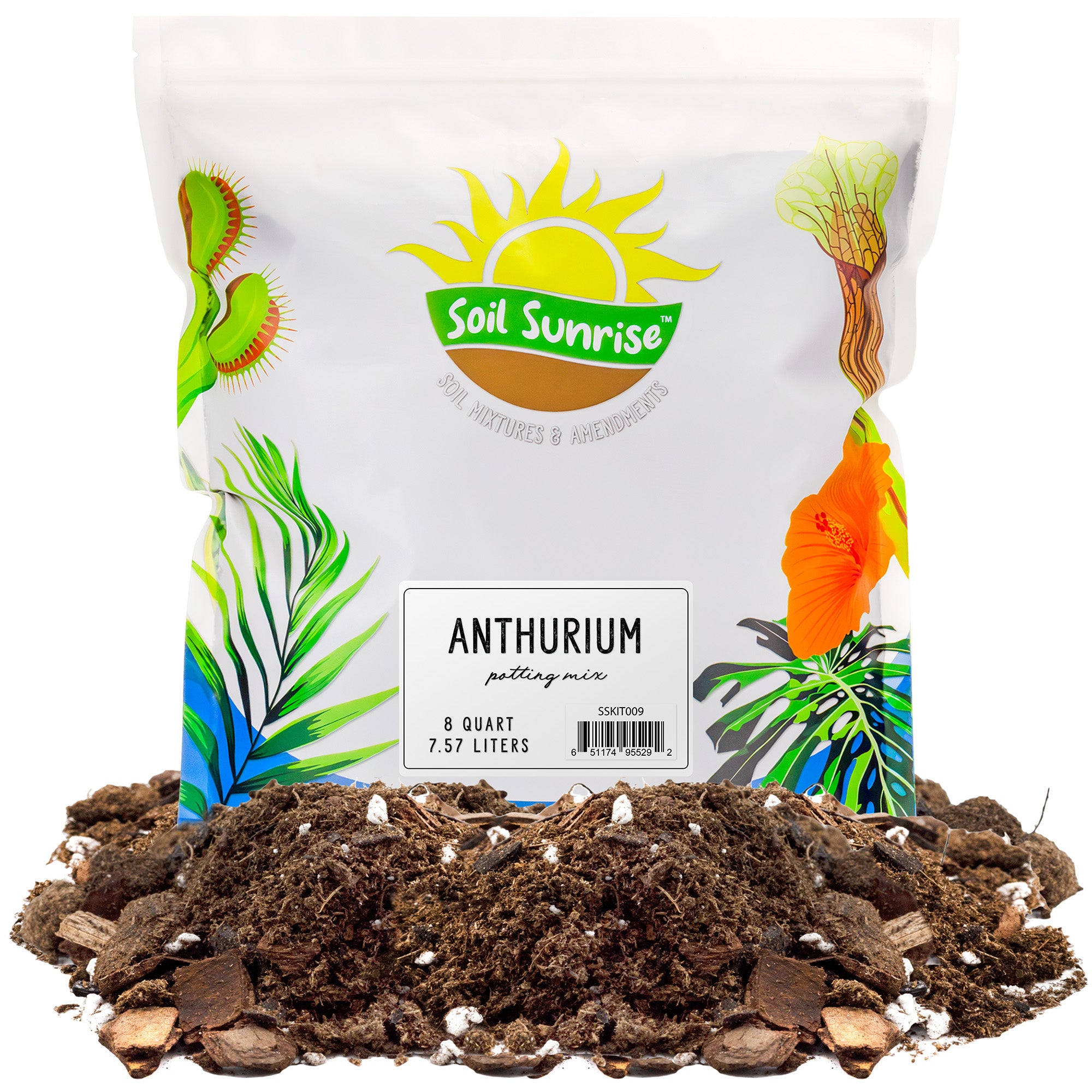 14+ Anthurium Potting Mix Anthurium Plant Potting Soil Mix, Indoor Houseplant Custom Blend for