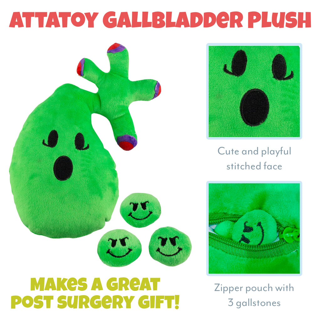 Gallbladder Plush Stuffed Toy (Case of 92) - 92X_SH_1394_CASE