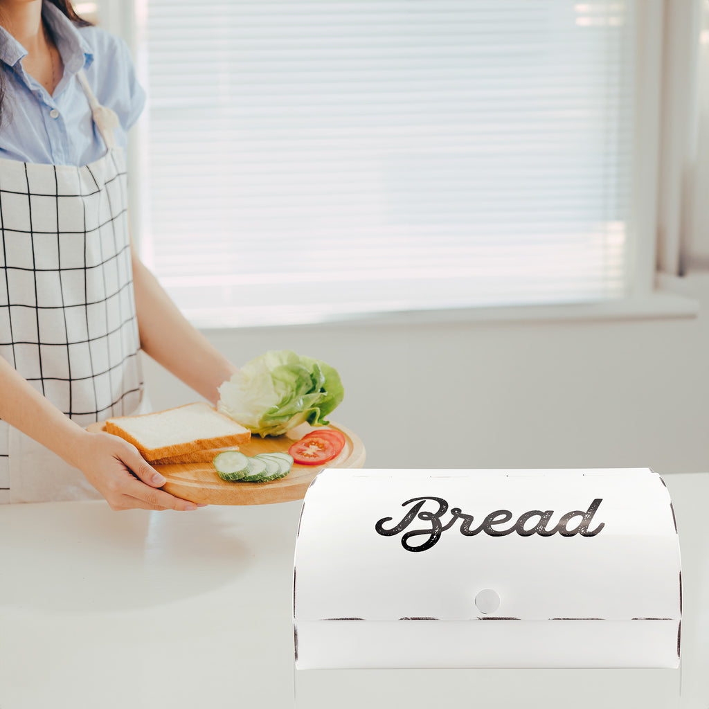 Farmhouse White Bread Box - sh1366ah1rmd