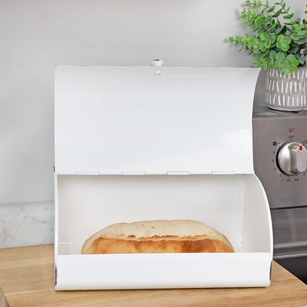 Farmhouse White Bread Box - sh1366ah1rmd