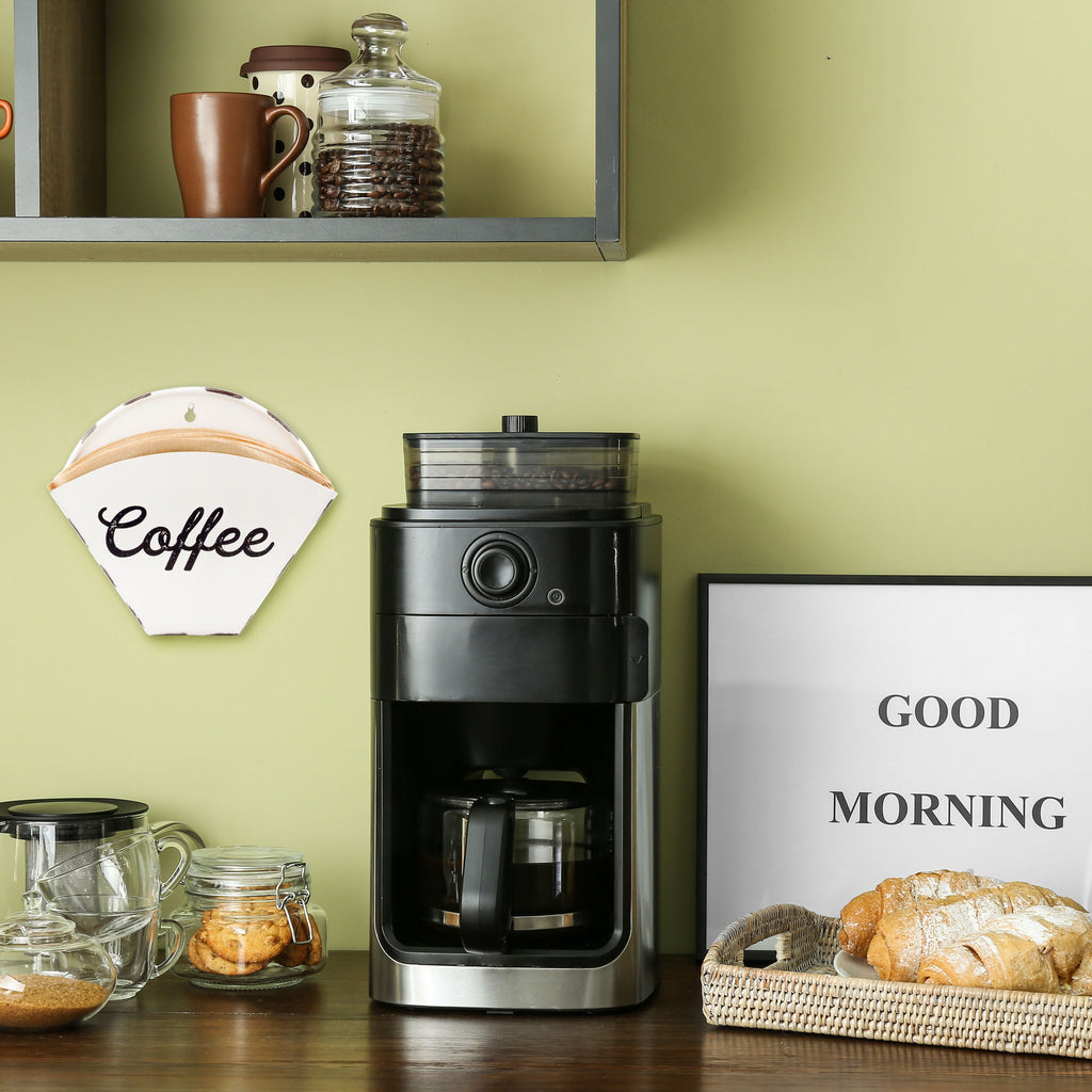 White Enamelware Cone Shaped Coffee Filter Holder - sh1371ah1Cffee