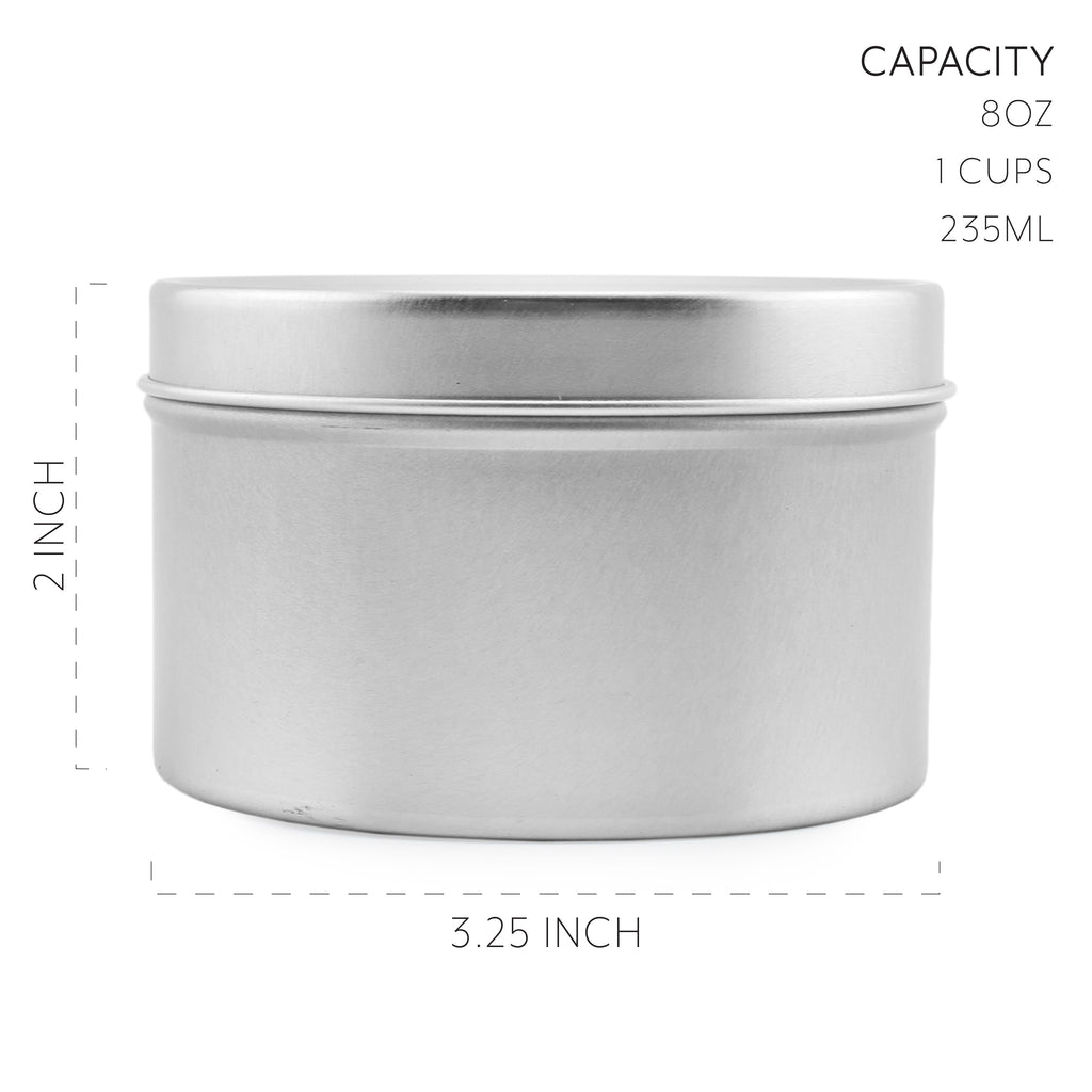 8oz Metal Candle Tins (Case of 192) - 8X_SH_1424_CASE