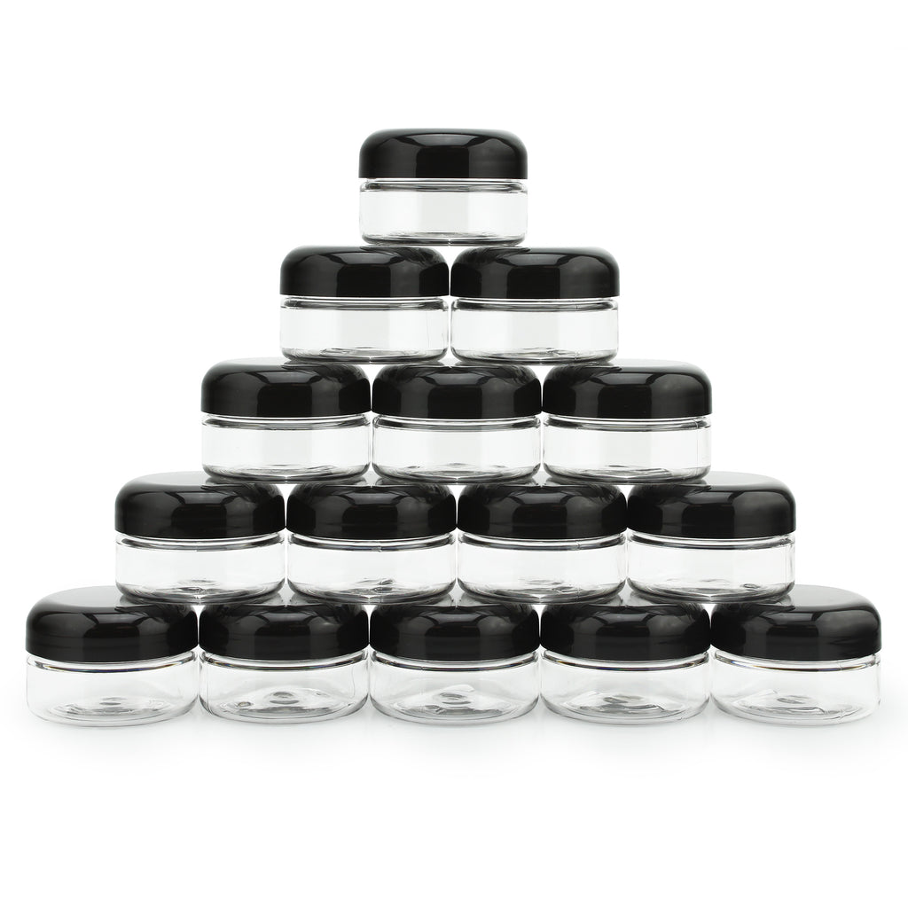2oz Clear Plastic Jars (15-Pack) - sh1512cb02oz