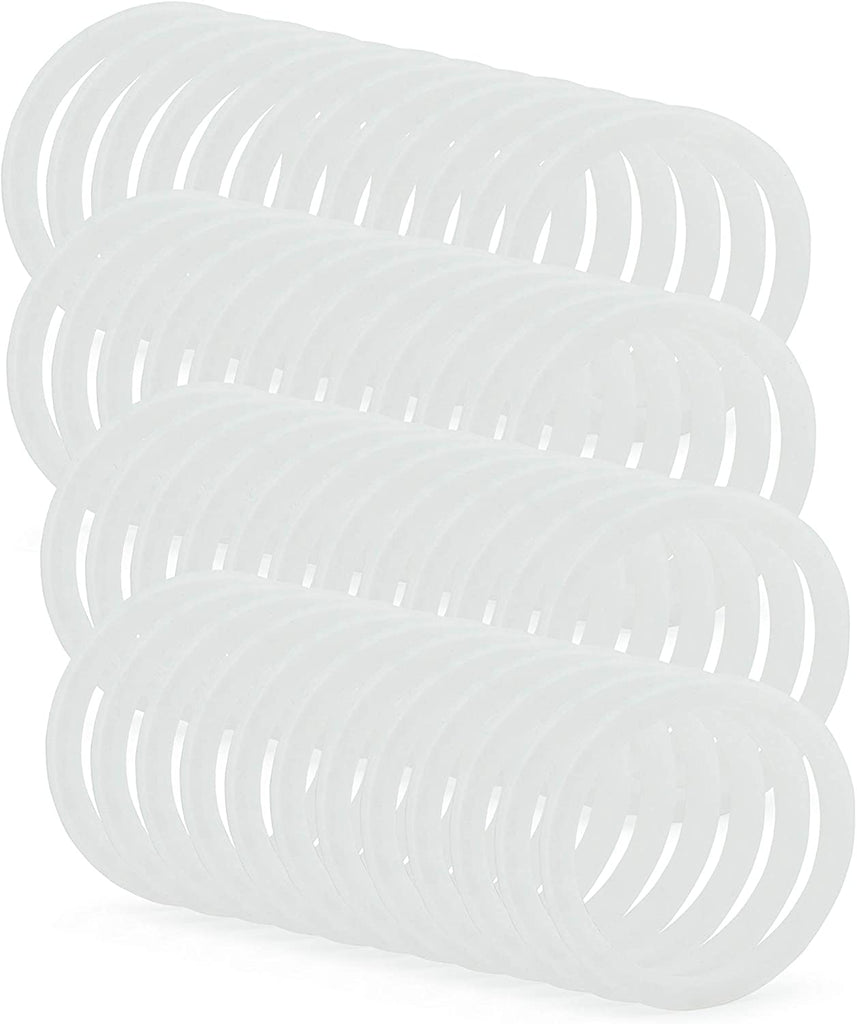 Silicone Seal Rings for Plastic Mason Jar Lids (Regular Mouth, 48-Pack) - sh1464cb0Reg