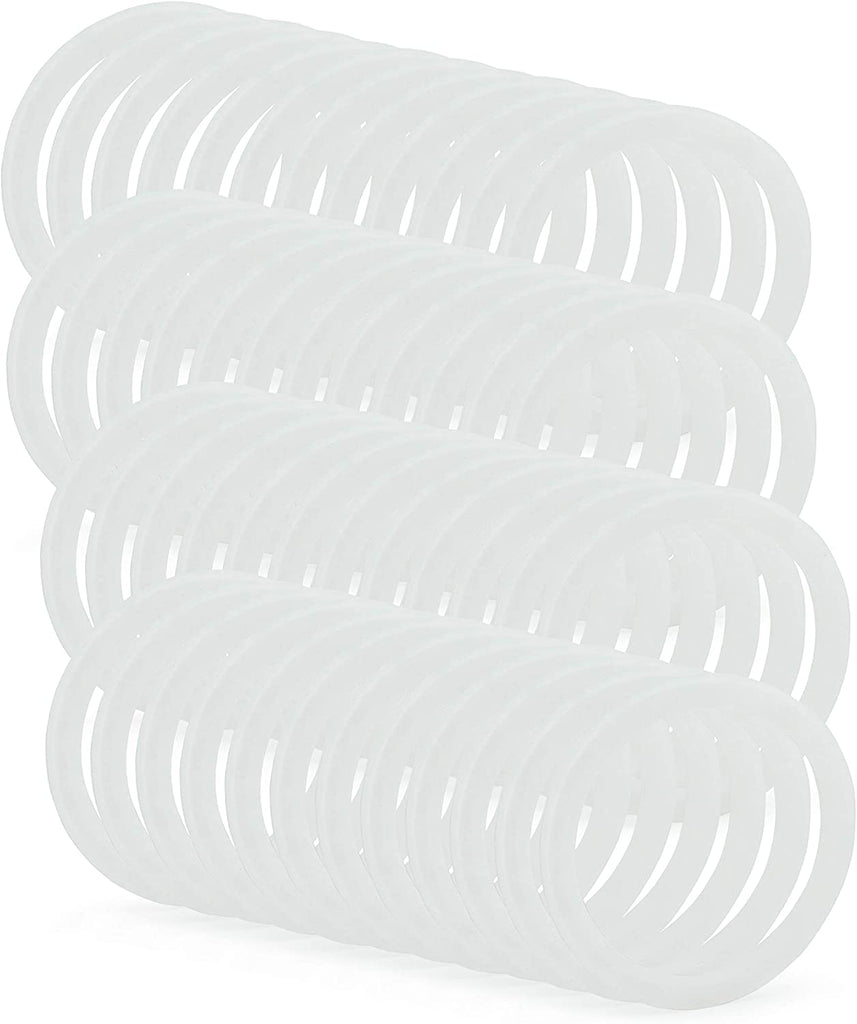 Silicone Seal Rings for Mason Jar Lids (Wide Mouth, 48-Pack) - sh1465cb0ring