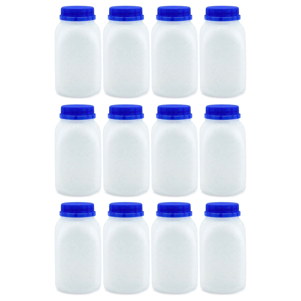 8oz Plastic Milk Bottles (12-Pack) - sh1476cb0Milk