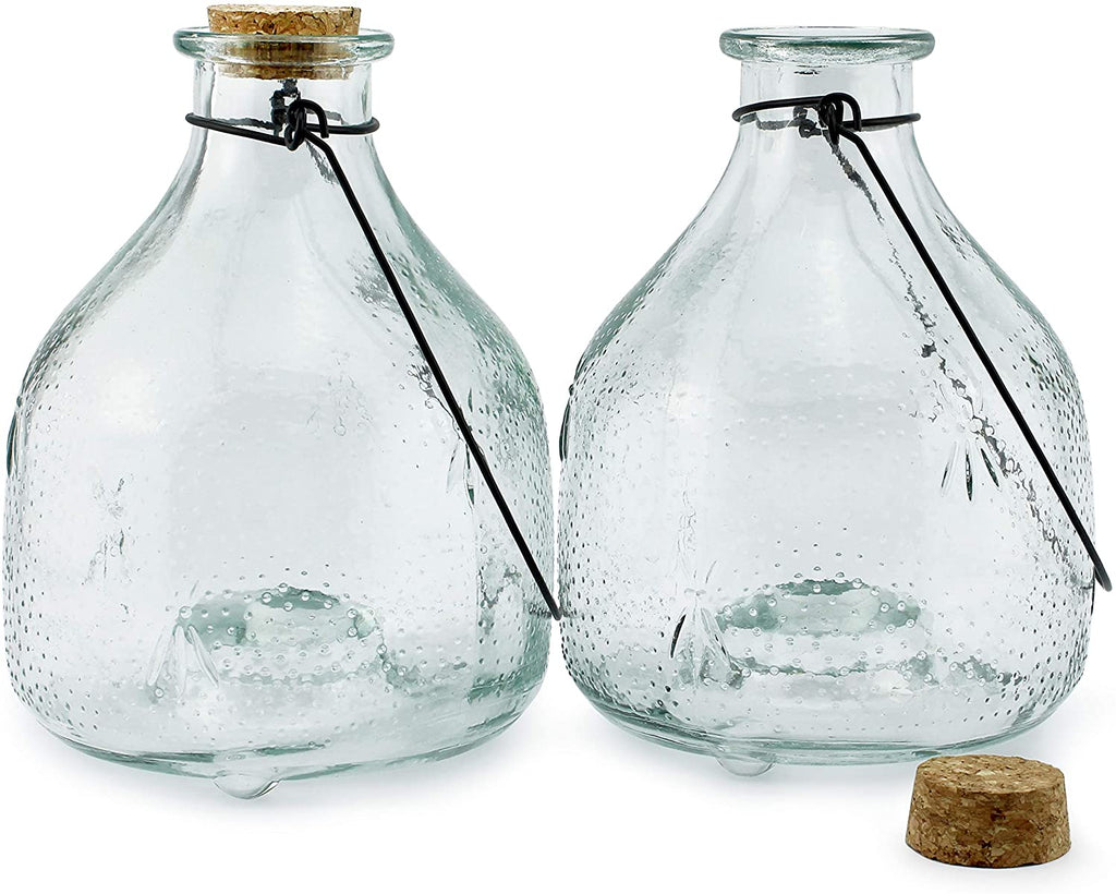 Clear Glass Wasp Traps (2-Pack) - sh1481dar0Wasp