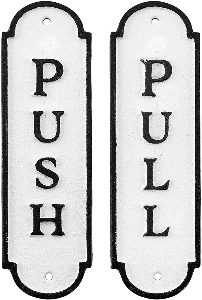 Push Pull Door Signs (Set of 2) - sh1518ah1push