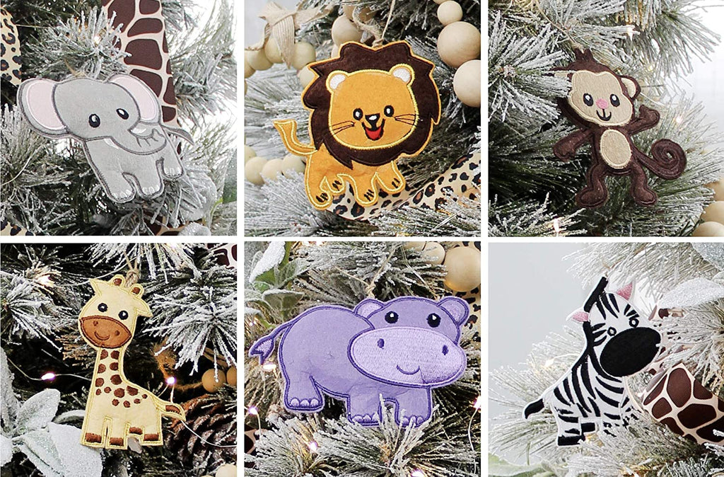 Jungle Animals Decorations Set (6-Piece Set) - sh1544dar0Jungle