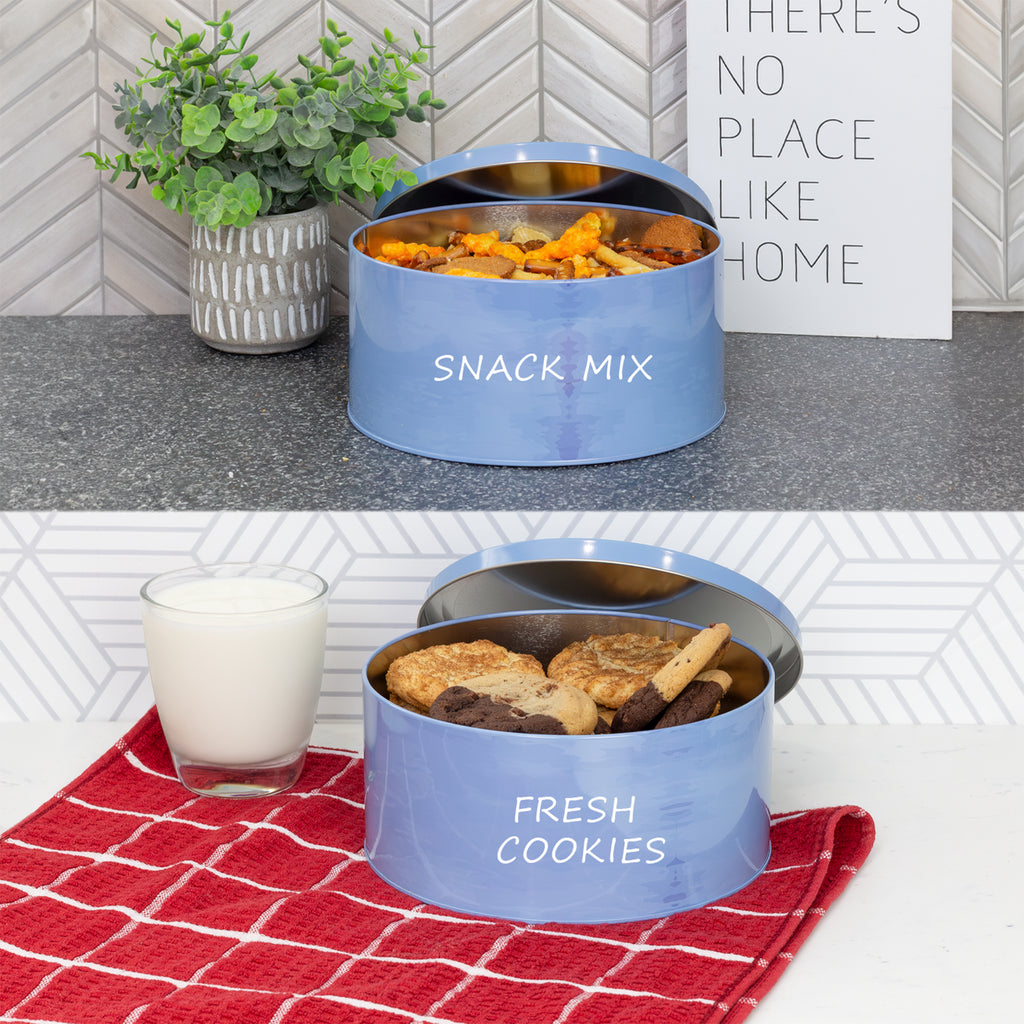 Cookie Tins (Set of 2, Blue and Rainbow) - sh1508cb0mnw