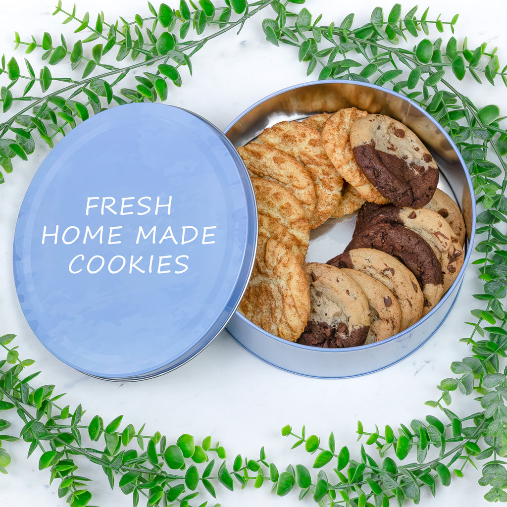 Cookie Tins (Set of 2, Blue and Rainbow) - sh1508cb0mnw