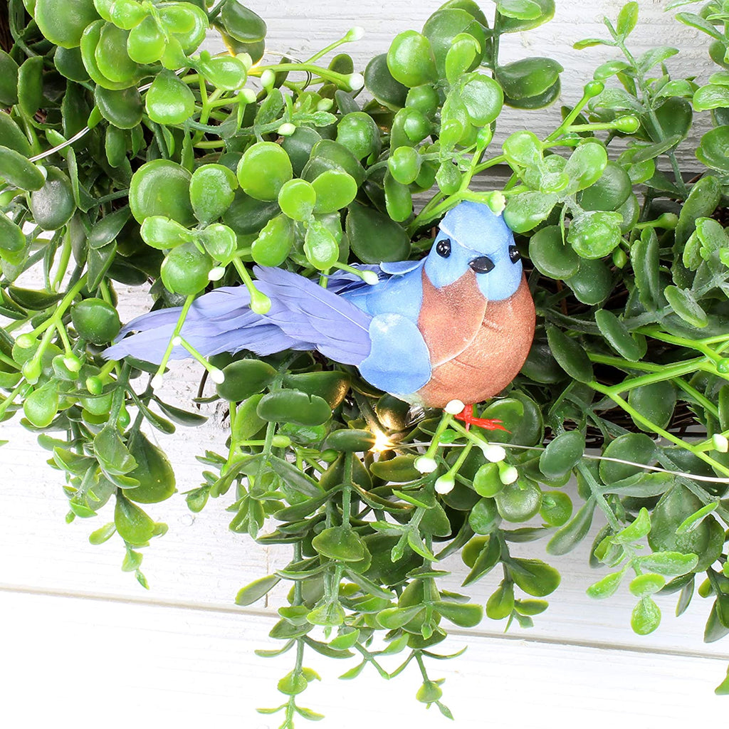 Imitation Bluebirds Artificial Bird Ornaments (6-Pack) - sh1553cb0Blubird