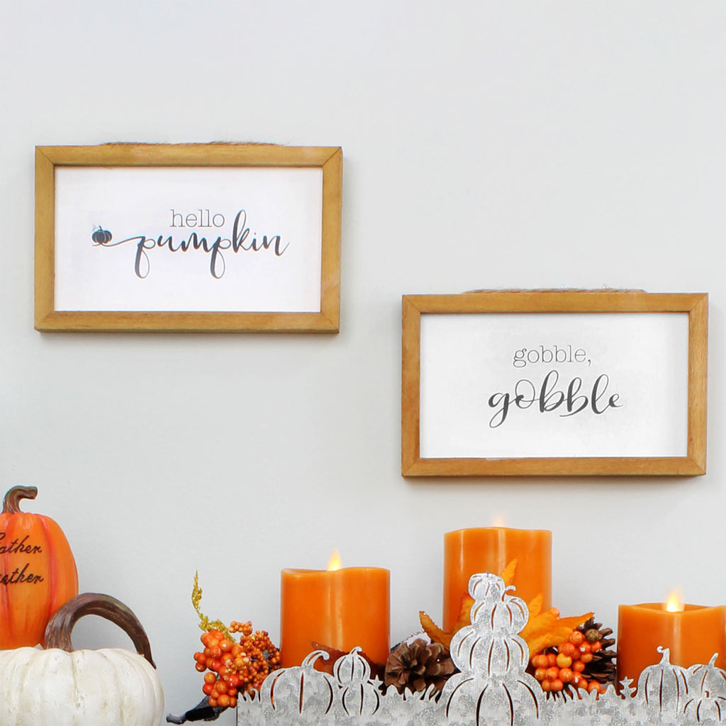 Farmhouse Decor Fall Theme Wood Signs (Case of 20 Sets) - 20X_SH_1519_CASE