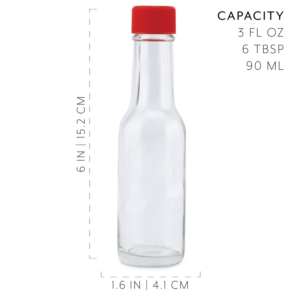 Cornucopia 3-Ounce Mini Hot Sauce Bottles (24-Pack) - sh1577cb03oz