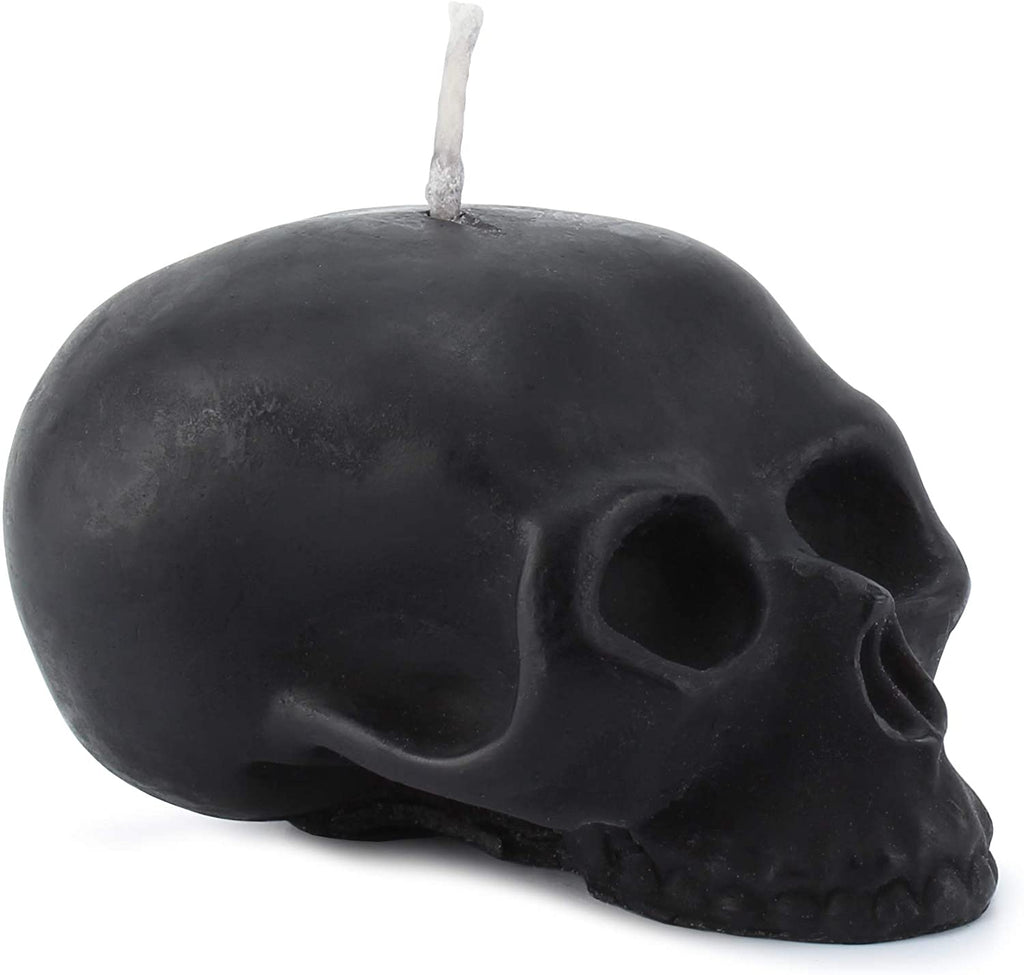 Large Skull Shaped Candle (Black) - sh1595dar0mnw