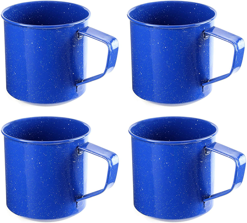 Enamel Camping Coffee Mugs (Blue, Case of 72) - SH_1590_CASE