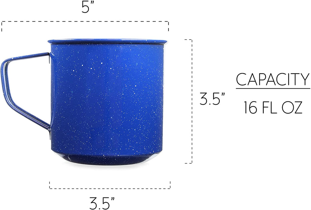 Enamel Camping Coffee Mugs (Blue, Case of 72) - 18X_SH_1590_CASE