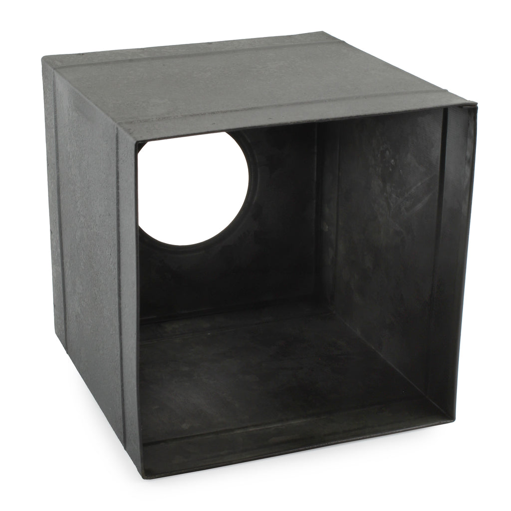 Galvanized Tissue Box Cover (Dark Gray, Case of 18) - 18X_SH_1537_CASE