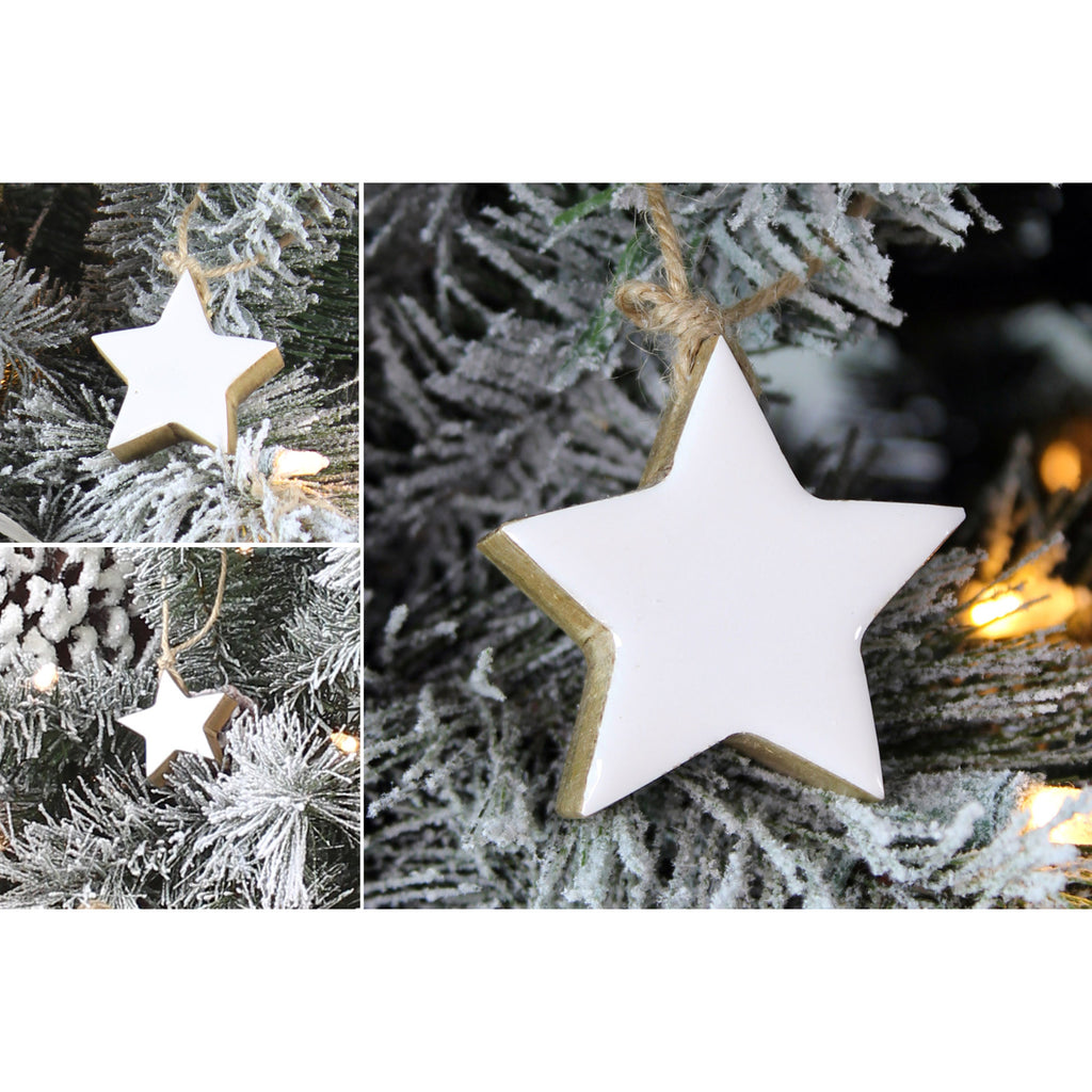 Farmhouse Star Ornaments (White, Case of 432) - 36X_SH_1565_CASE