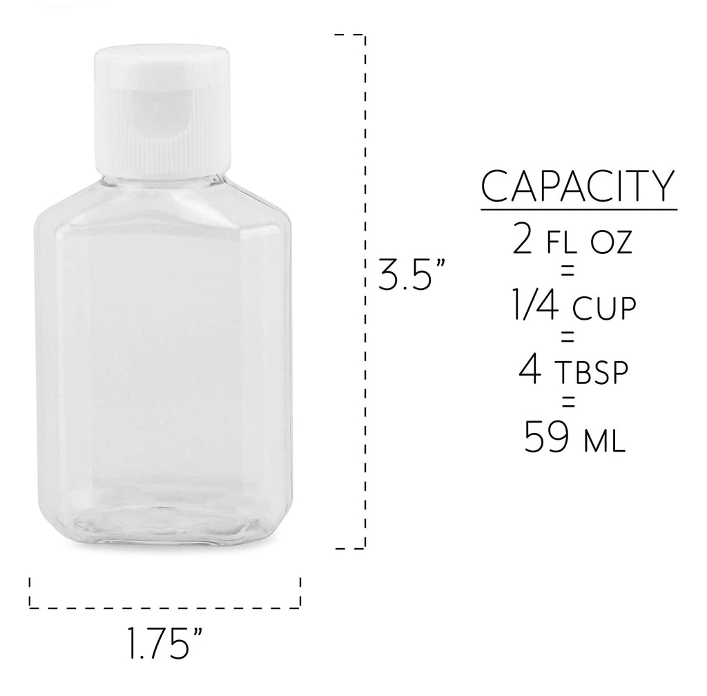 2oz Plastic Squeeze Bottles (Case of 1152) - 48X_SH_1629_CASE