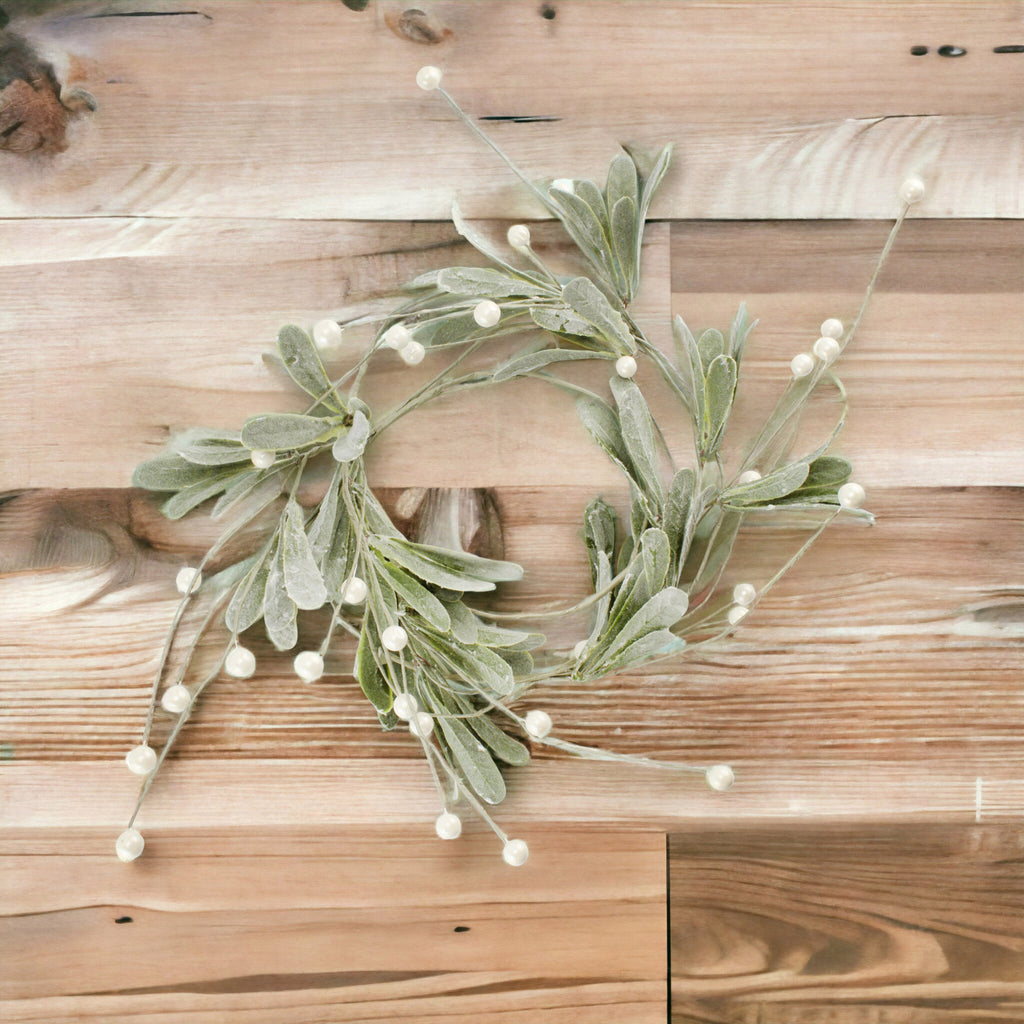 Snowy Lamb's Ear Garland (Case of 32) - SH_1776_CASE