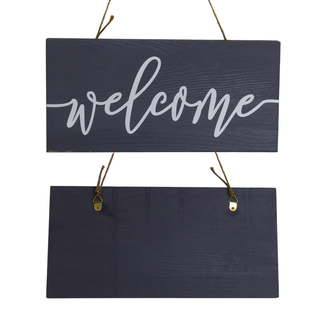 Farmhouse Wooden Welcome Sign (Gray, 12x6in) - sh1621ah1Wlcm