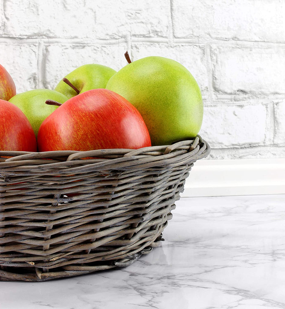 Round Bread Baskets (Gray, Case of 8) - 4X_SH_1652_CASE