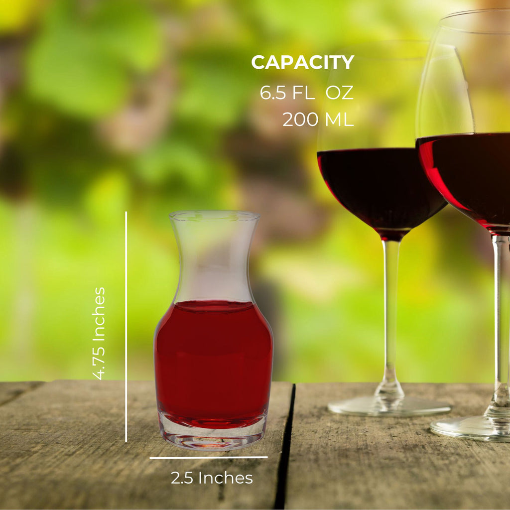 Mini Individual Wine Carafes (6-Pack) - sh1646cb0wine