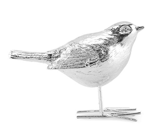 Silver Bird Ornaments (Set of 4 Figurines) - sh1649ah1Bird