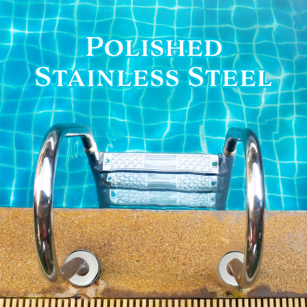 Pool Ladder Escutcheon Plates (4-Pack, Stainless Steel) - sh1659cb0Pool