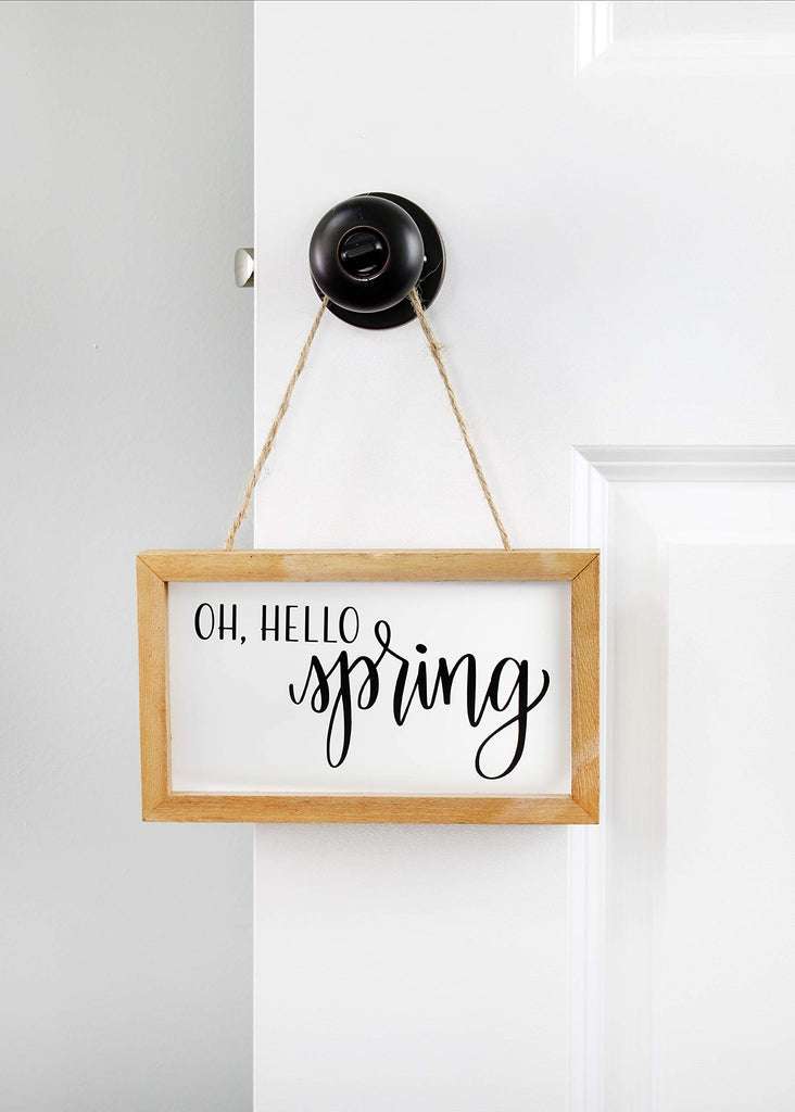 Spring Wood Signs (Case of 30) - SH_1662_CASE