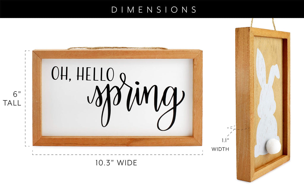 Spring Wood Signs (Set of 2) - sh1662ah1Spring
