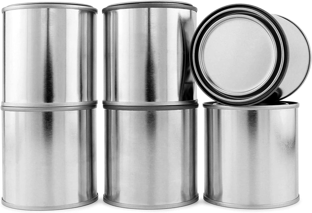 Metal Paint Cans with Lids (1/2 Pint, Case of 180) - 30X_SH_1750_CASE