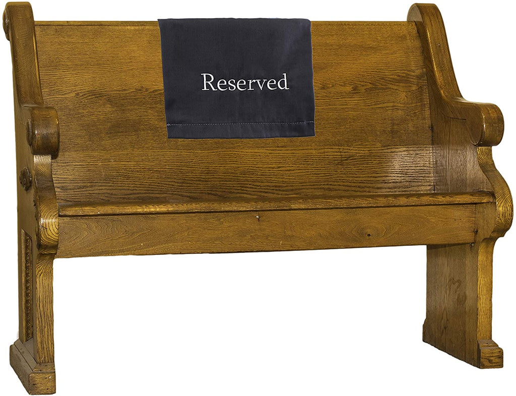 Reserved Chair/Pew Cloths (Gray, Case of 240) - SH_1674_CASE